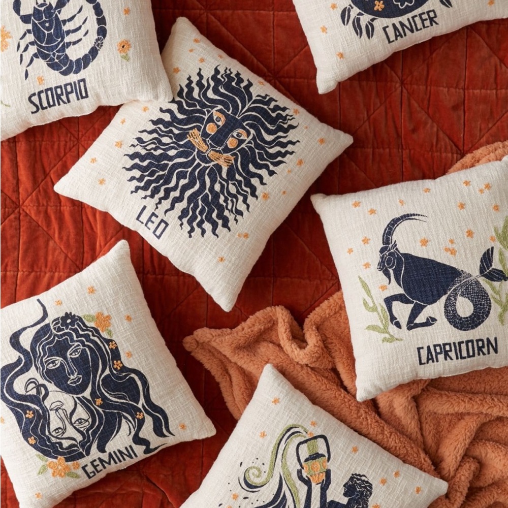 Gemini Zodiac Pillow
